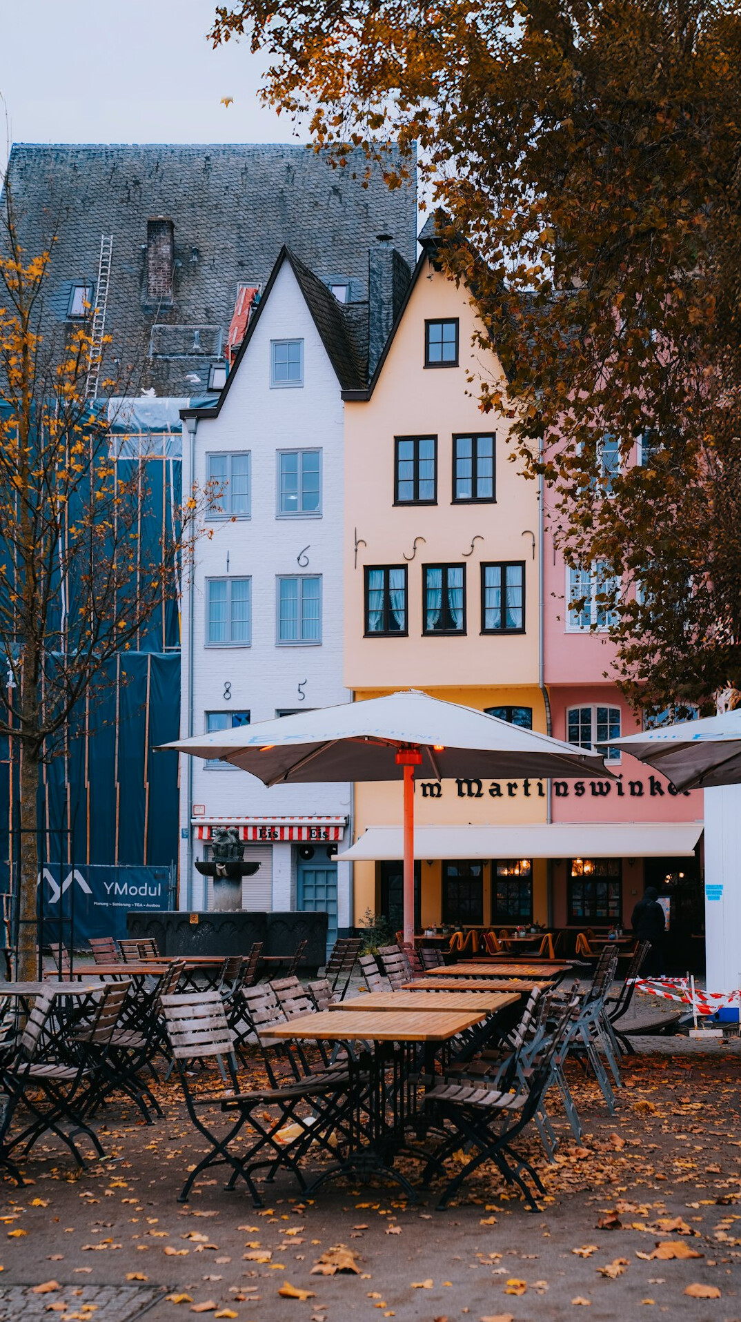 Old town street in Cologne Germany