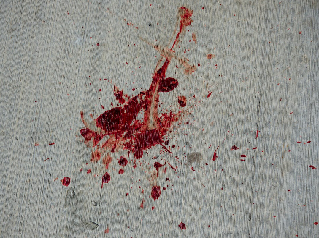 vintage crime scene photo