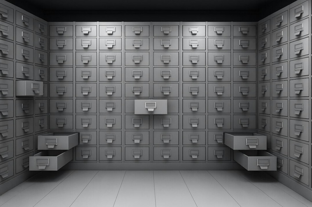 mysterious archive room