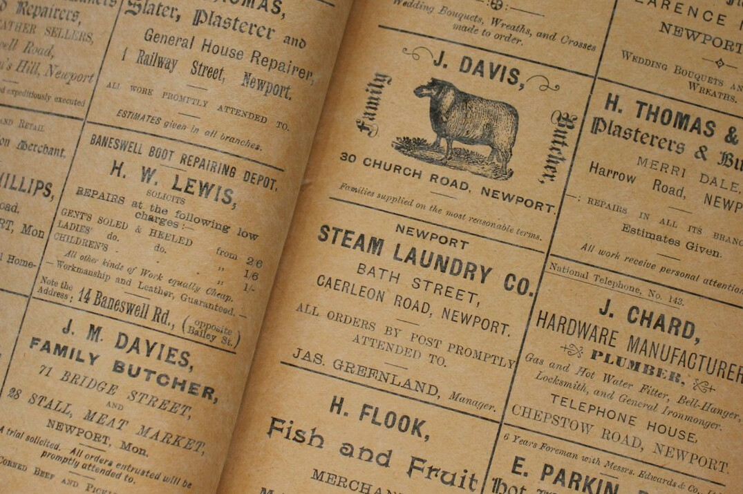 vintage newspaper headlines